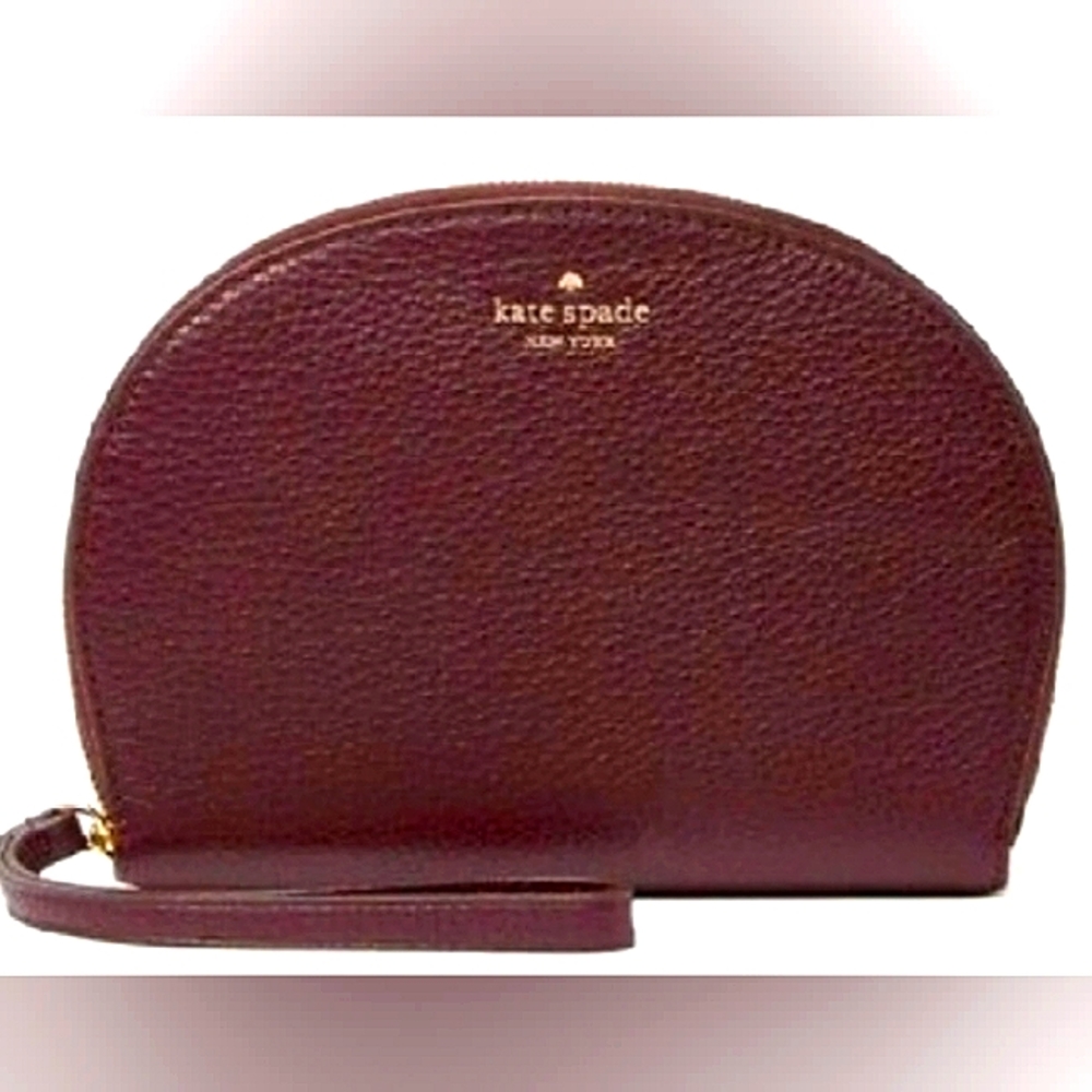 Brand New☆KATE SPADE New York☆Jackson St. Half Moon☆Leather Wallet/Wristlet☆